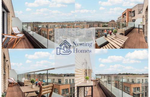 Step Free 2 Bed 2 bath Oasis FlatIClose to David Lloyd Gym with Fully Equipped Kitchen& Parking in DartfordIMins from station and 45 mins into Central London - Photo 50