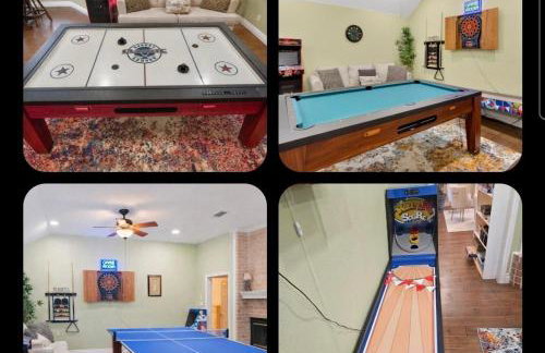 DFW Family Fun Retreat Game Room Pool Table Air Hockey Arcade Work Space Grill BBQ Firepit - Foto 1