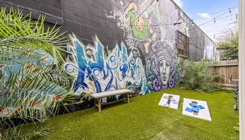 Rooftop EaDo Nr Downtown Yard BBQ Games WiFi - Foto 2