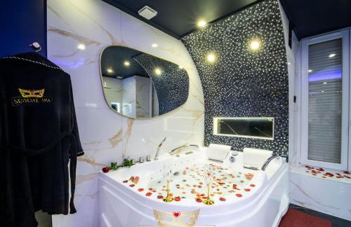 Sensual SPA- Love ROOM Jacuzzi Hammam Terrasse - Foto 7