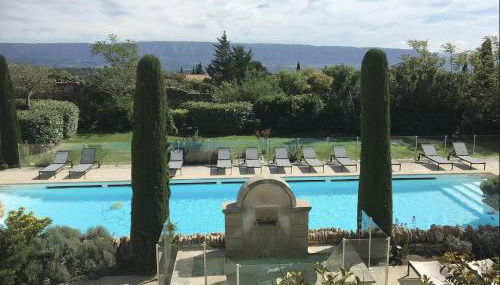Gordes Le Bastidon - Photo 2, Garden, sunbed, Garden view