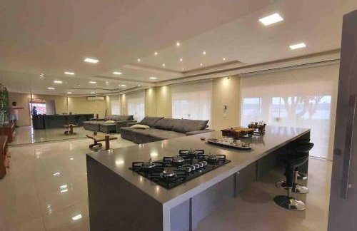 Casa de campo de alto padrão à beira da represa - Foto 33