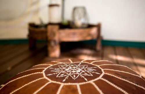 Charming Couples' Bell Tent Rental with Air Conditioning in Texas Hill Country - Foto 12