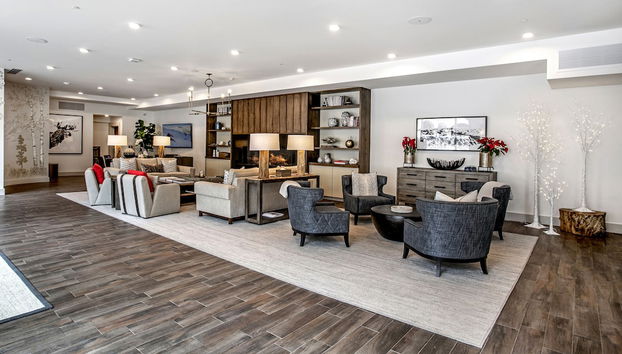 Coin salon dans le hall