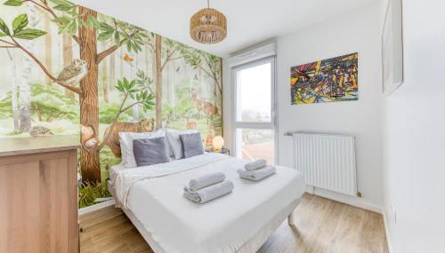 Cinéhouse, Proche Paris 5 min, 2 chambre - Foto 5, towels