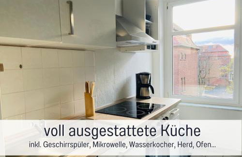 Stadtapartment by LivE it - voll ausgestattete Küche, SmartTV, Waschtrockner, 1-5 Pers - Foto 11