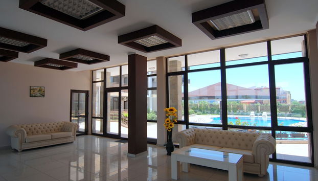 Zona de estar del vestíbulo