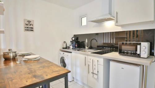 Granny Smith - Homerepublique - Studio paisible, parking gratuit, emplacement vélo - Village Vaux 3 minutes Auxerre - Foto 4, stove