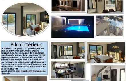 Provence, Uzès, villa climatisée 8 pers avec piscine privée - Photo 20