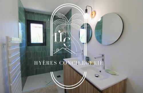 Villa moderne Giens proche plage piscine climatisation Wifi By HC - Foto 32