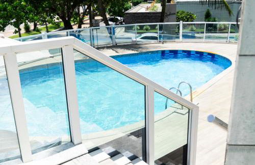 2704 Flat Beira Mar Av Boa viagem Vista Deslumbrante e com cozinha - Foto 26