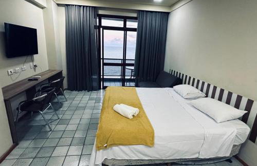Flat 10 andar no Golden Beach acesso direto a praia - Photo 6