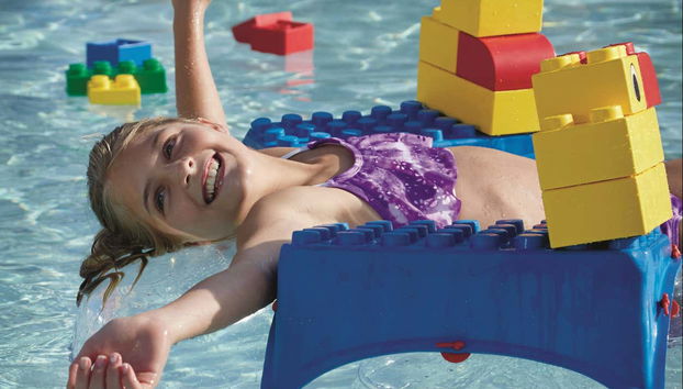 Enjoying the day at Legoland Water Park