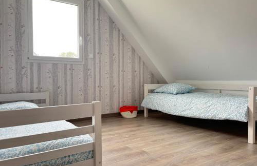 Les dunes, maison neuve 8 p bien équipée jardin clos, terrasse équipée, parking, garage à 850 m de la plage et centre bourg, sur plages du débarquement près Arromanches et Bayeux, chiens bienvenus - Foto 23