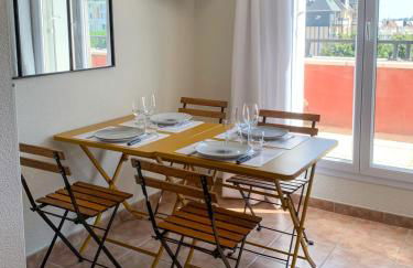 Duplex 2 pièces Port Cabourg - 2 à 4 personnes - Terrasse - Vue Port - Proche Plage - Foto 15