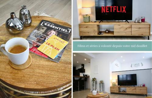 La Loge en Or - Parking public - Triplex - Proche centre et autoroute - Foto 15