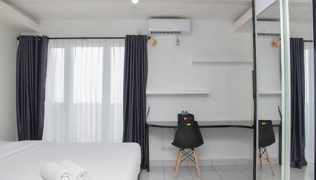 Comfy And Tidy Studio Amethyst Apartment - Foto 3, Habitación