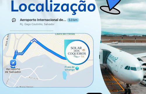 Apartamentos Privativos a 8 min do Aeroporto de Salvador e Próximo às Praias Self Check-in AUTOMÁTICO - Foto 50