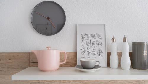 fuldaliebe - Helle Ferienwohnung mit Küche, Parkplatz, WLAN, Self Check-in - Foto 5