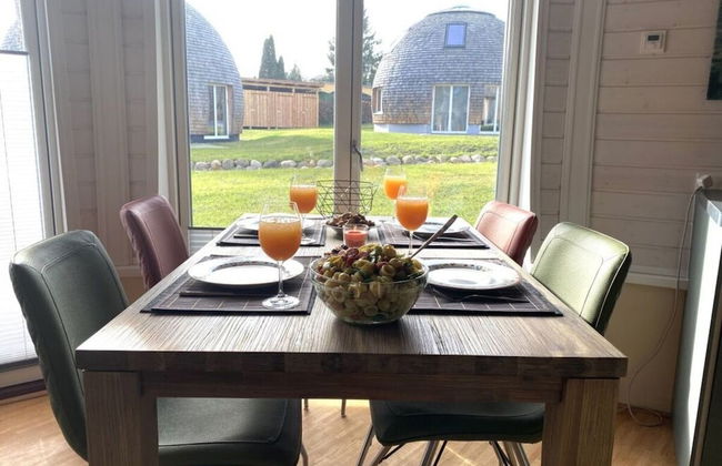 Kugelhaus Tamika - Sauna, Whirlpoolwanne und Kamin am Tollensesee - Foto 29