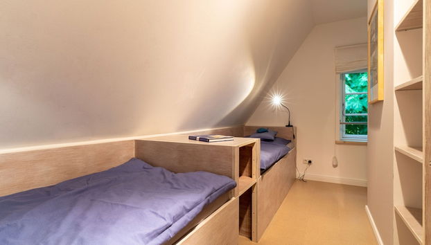 Reetgedecktes Ferienhaus in Westerhever mit Sauna - Photo 4, Chambre