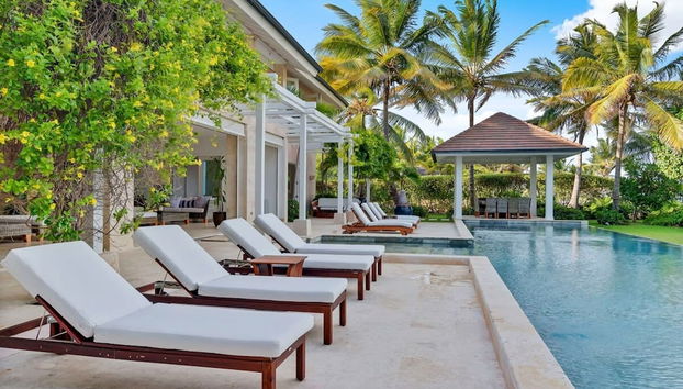 Oceanfront Golf Course Estate w Pool Guest House - Foto 5, Habitación