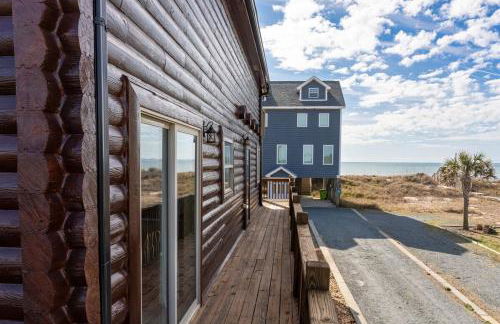 Boomerang- Oceanfront Log Cabin in North Topsail - Foto 12