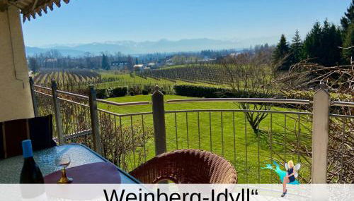 Ferienwohnung Weinberg-Idyll - Traumhafter Blick über Weinberge auf den Bodensee - Foto 1