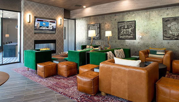 Zona de estar del vestíbulo