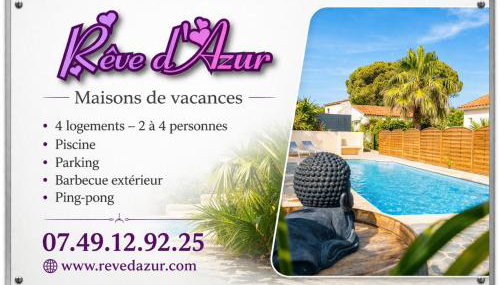 T3 de 35m2 - Plage de la Nartelle à 200m- piscine partagée -Parking - BBQ - 2 Chambres 2 Salle de bains pour un séjour calme & détente à quelques pas de la plage- Check-in 15h à 20h maximum- propriété le Rêve D'Azur Sainte Maxime - Photo 5