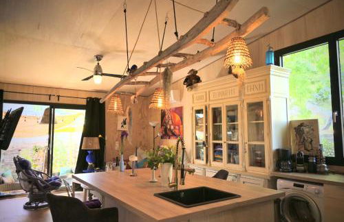 Nouveau ENVOUTEMENT près de GORDES Provence Maison entière neuve archi luxe écolo 4 pers parking privé - Foto 7