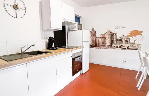 Chez Léna - T2 Cosy & Equipé - Proche Cité médiévale - Foto 11