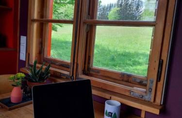 Benno der Wagen - kreativ gestaltetes Tiny House AM WALDRAND Nahezu Alleinlage Rennsteig Grünes Band NATUR PUR Hund willkommen - Foto 8