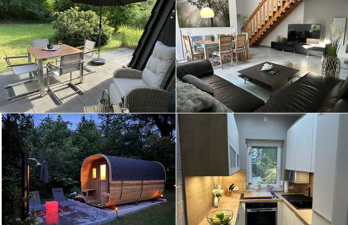 Ferienhaus Frankenwald 80qm unweit vom See in Lichtenberg - Sauna, Klima, Kamin, Garten - Bad Steben - Hof Saale - Foto 1