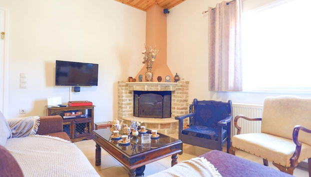 Galini Vines House Authentic Corfu Village Life Wifi A C - Foto 3, Habitación