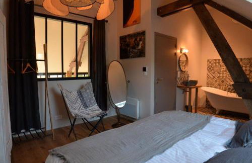 La grange de Tissey grand gîte avec spa et sauna - Foto 38