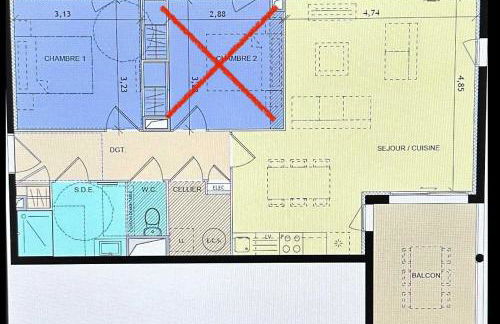 T2 Appartement Sunset Lodge à 250 m de la mer, 3 couchages - Photo 20