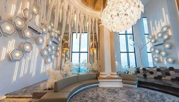 Zona de estar del vestíbulo