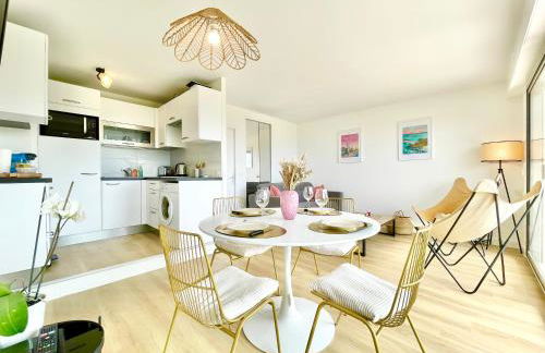 Le Clos des Mouettes - Face à la mer - Wifi Internet Haut Débit - Terrasse - 2 places de stationnement privatives - Foto 9