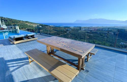 Paleokastro Villas with Private Heated Pool, Top Views - Next To Center - Top WiFi - Foto 66