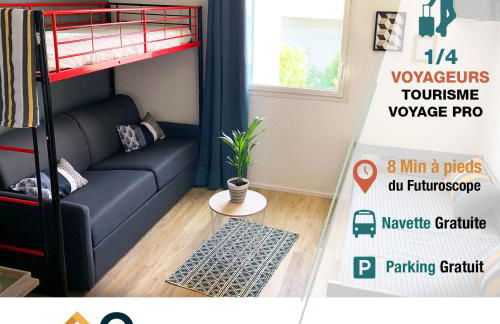 Studios du Parc apparts Hôtel - Futuroscope - Foto 21