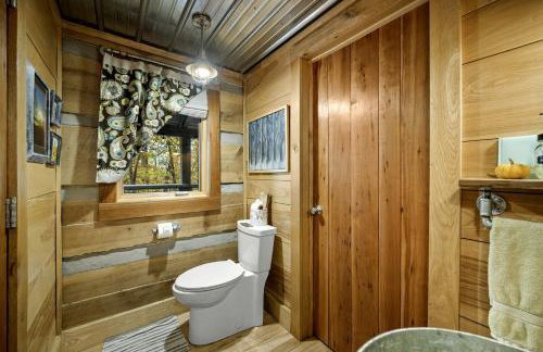 Impressive Log Cabin with Fireplace, Fire Pit and Hot-tub in Unionville, Indiana - Foto 32