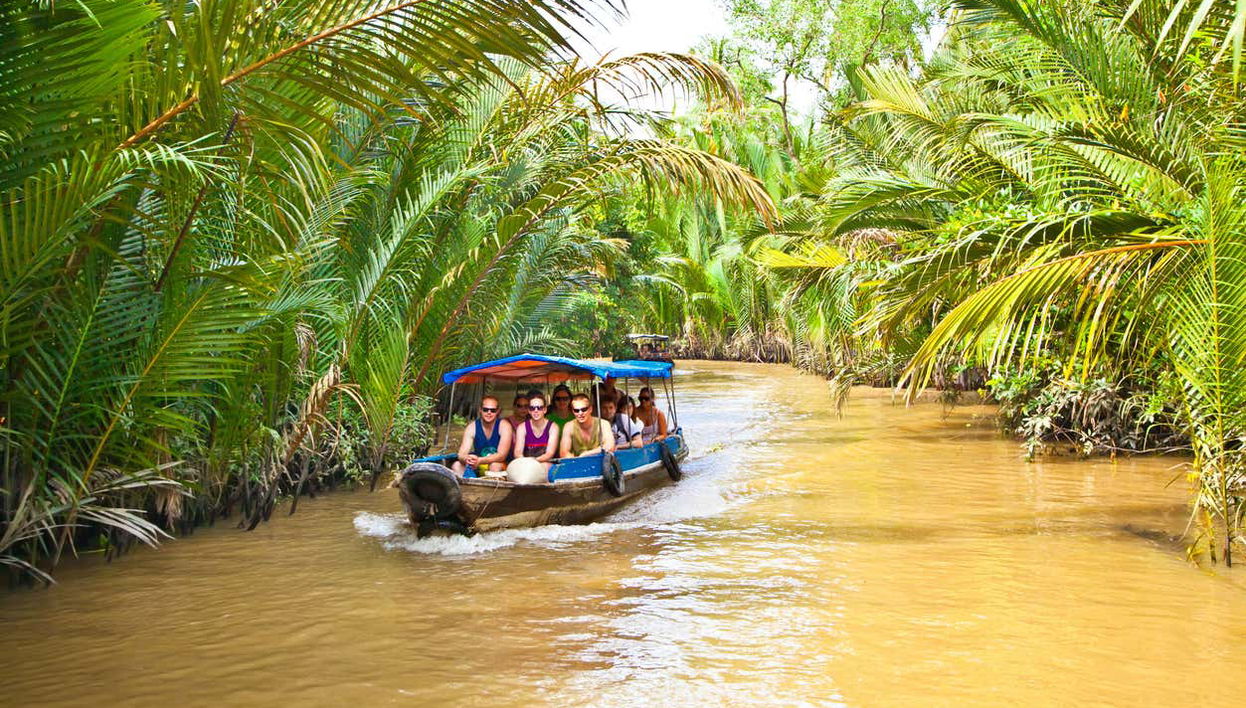 Navegando por el río Mekong
