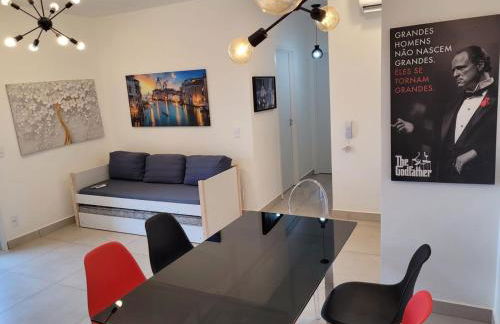 Apogeo Vista linda 2 dormitórios garagem AC Wi-Fi - Foto 4