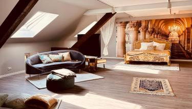 Ferienwohnung Honeymoon Deluxe Wellness mit Sauna auf Schloss Falkenhorst - Foto 5