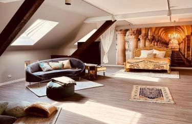 Ferienwohnung Honeymoon Deluxe Wellness mit Sauna auf Schloss Falkenhorst - Foto 5