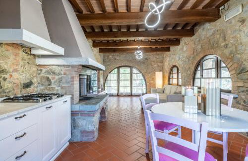 Villa Le Polle di Meletro - Exclusive Tuscan Villa with Private Pool & Panoramic Glass Sauna - Foto 14