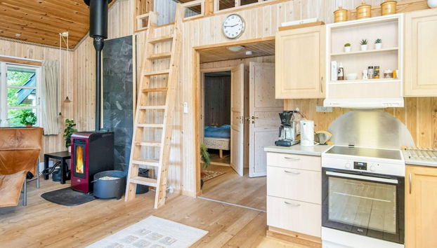 6 Person Holiday Home in Glesborg-by Traum - Foto 5, Cocina privada