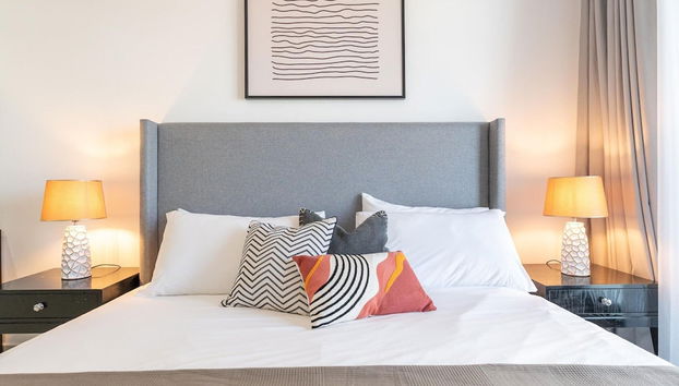 Dlx 21st Flr 3BR Pool/gym Near Mall by Belvilla - Foto 2, Habitación