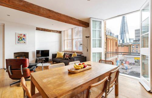 Trendy flat in Borough, Southwark with view of Shard - Foto 1